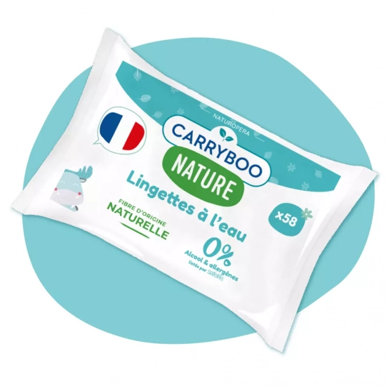Lingettes à l'eau